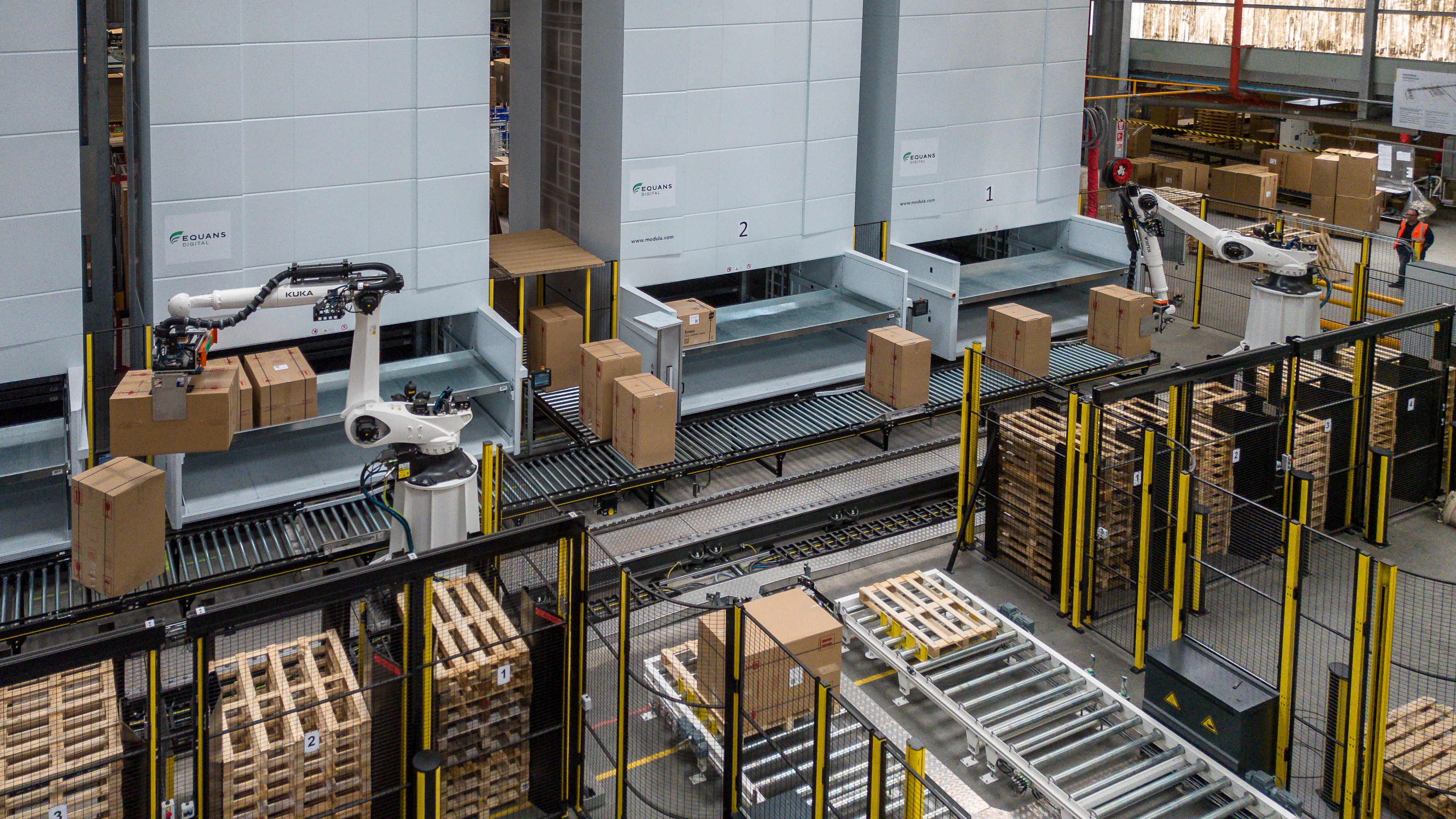 Equans Digital | Press Release Heterogeneous palletizing