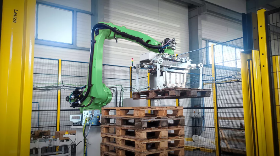 SEAPAL, solution robotisée de palettisation