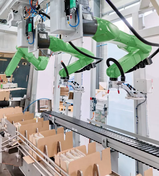 SEABOX, solution robotisée d'encaissage