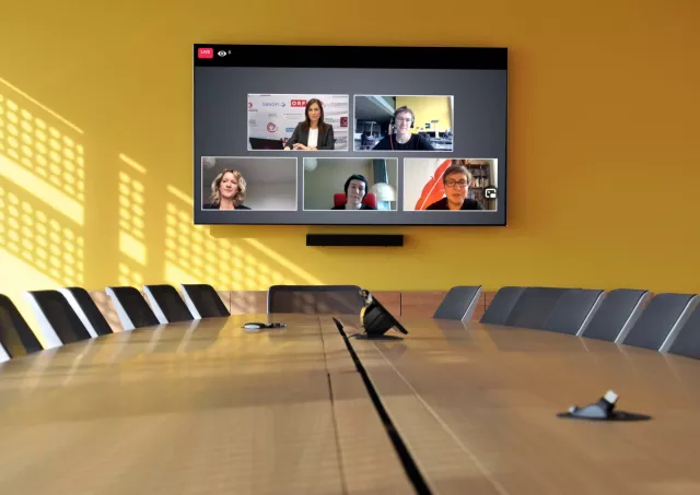 Salle de visioconférence